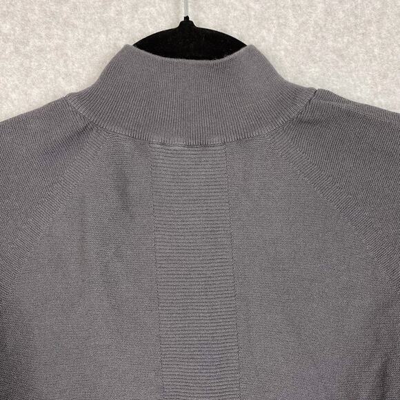 Sun Day Red Sweater Mens Size M 3D Knit Lightweight Quarter Zip Golf Pullover - Picture 7 of 9